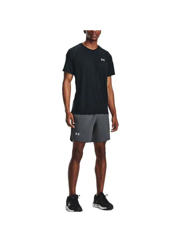 Шорты launch 7 inch shorts 'dark grey' Under Armour — изображение 3 из 4, серый