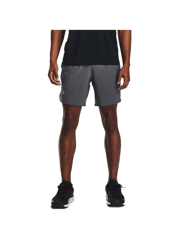 Шорты launch 7 inch shorts 'dark grey' Under Armour — изображение 4 из 4, серый