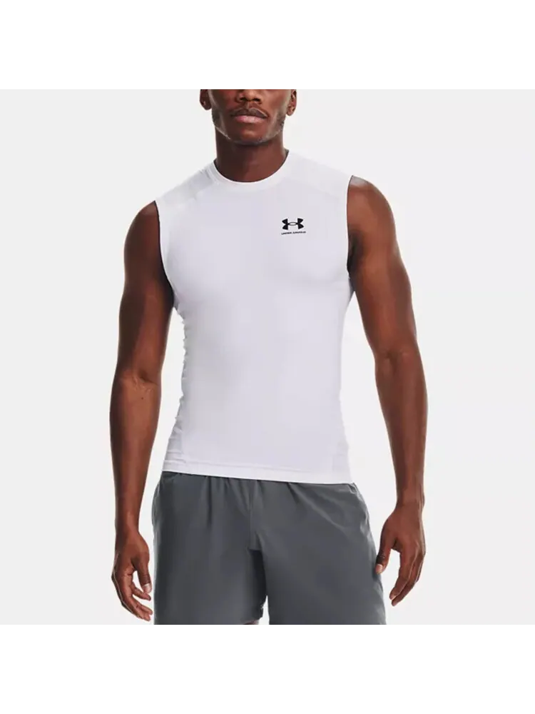 Майка Under Armour HeatGear Compression — изображение 4 из 5, белый