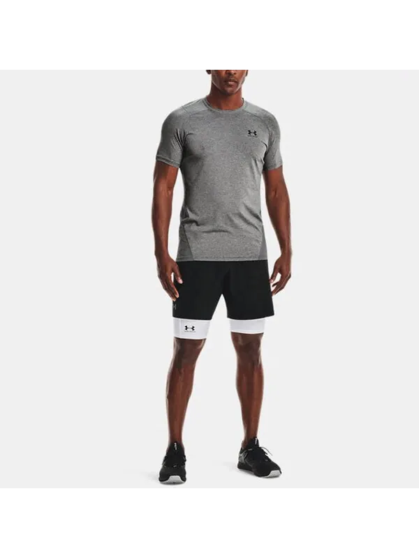 Шорты heatgear pocket long shorts 'white' Under Armour — изображение 3 из 4, белый