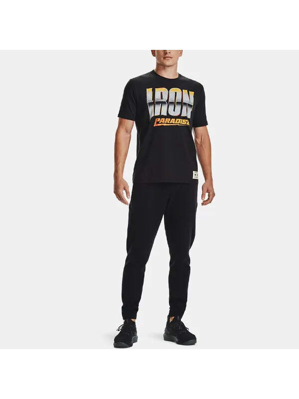 Футболка project rock dare to fail tee Under Armour — изображение 3 из 4, черный