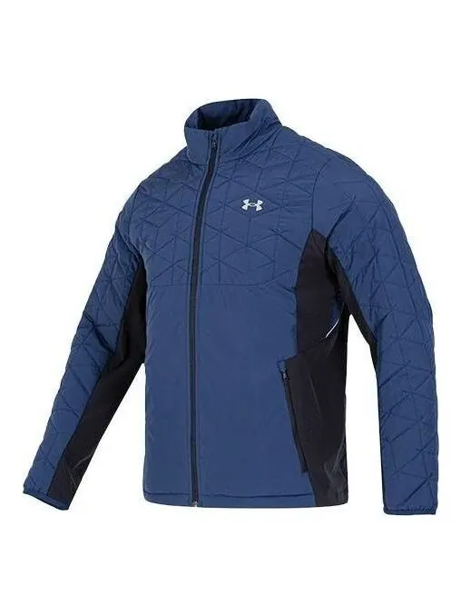 Куртка ua coldgear reactor storm hybrid full zip golf jacket 'blue' Under Armour — изображение 1 из 4, синий