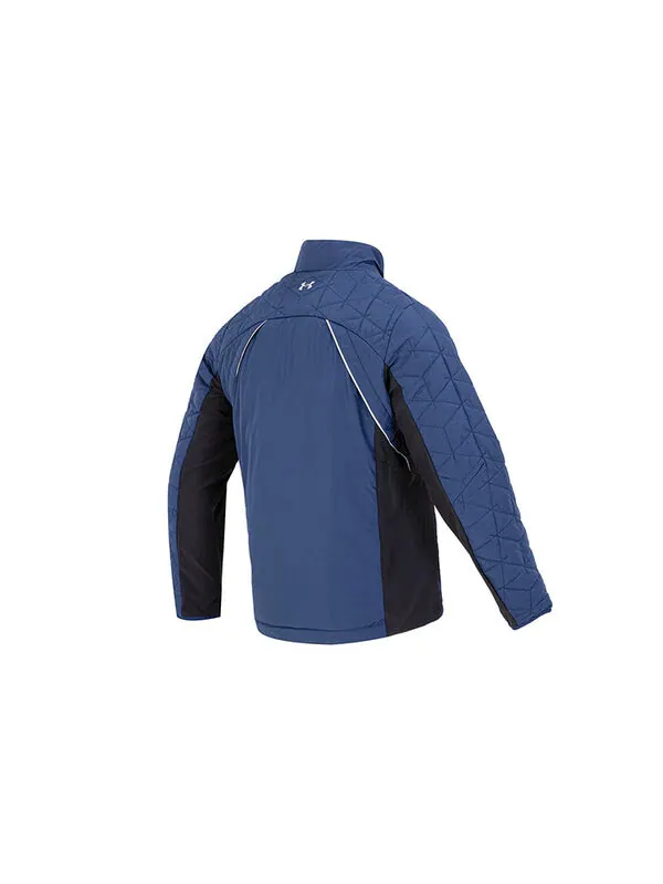 Куртка ua coldgear reactor storm hybrid full zip golf jacket 'blue' Under Armour — изображение 2 из 4, синий