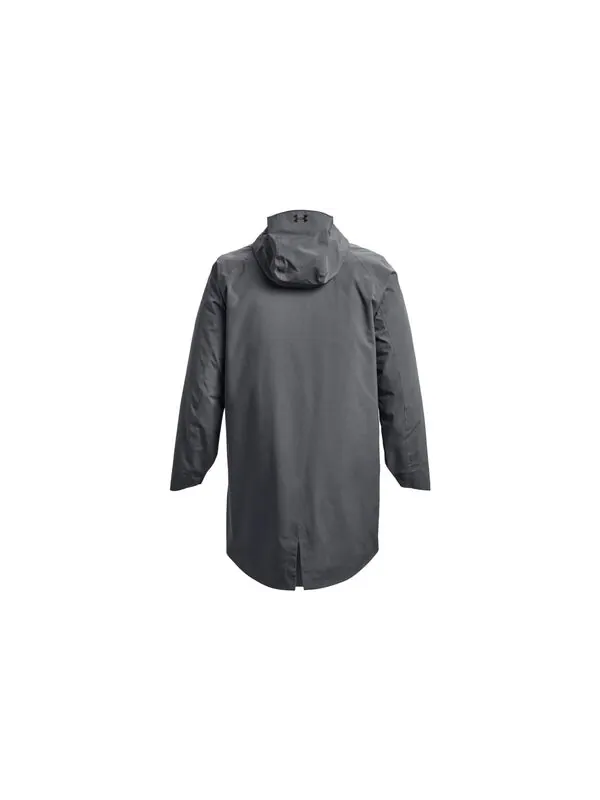Куртка storm coldgear infrared down 3-in-1 jacket 'pitch grey' Under Armour — изображение 2 из 4, серый/черный
