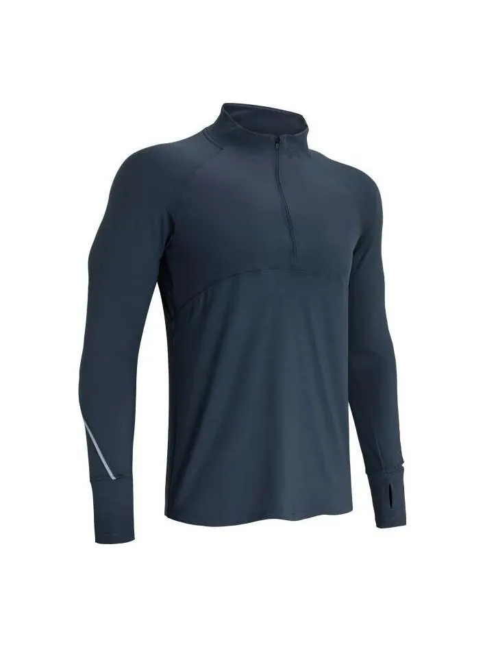 Спортивный топ Under Armour Qualifier Run 2.0 1/2 Zip Top 'Blue' 1365662-044 — изображение 1 из 2, синий