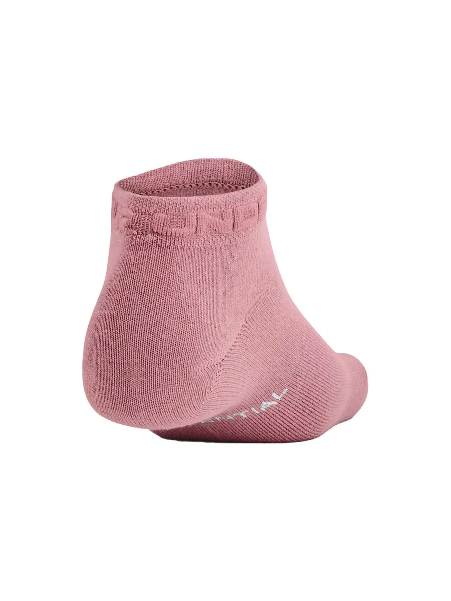Носки Under Armour Essential Low Cut Socks 3-Pack 'Pink' — изображение 2 из 2, розовый