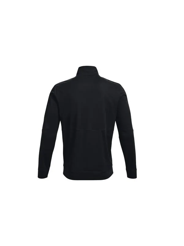 Куртка pique track jacket 'black' Under Armour — изображение 2 из 4, черный