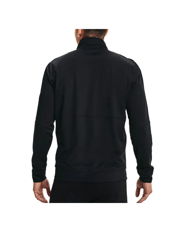 Куртка pique track jacket 'black' Under Armour — изображение 4 из 4, черный