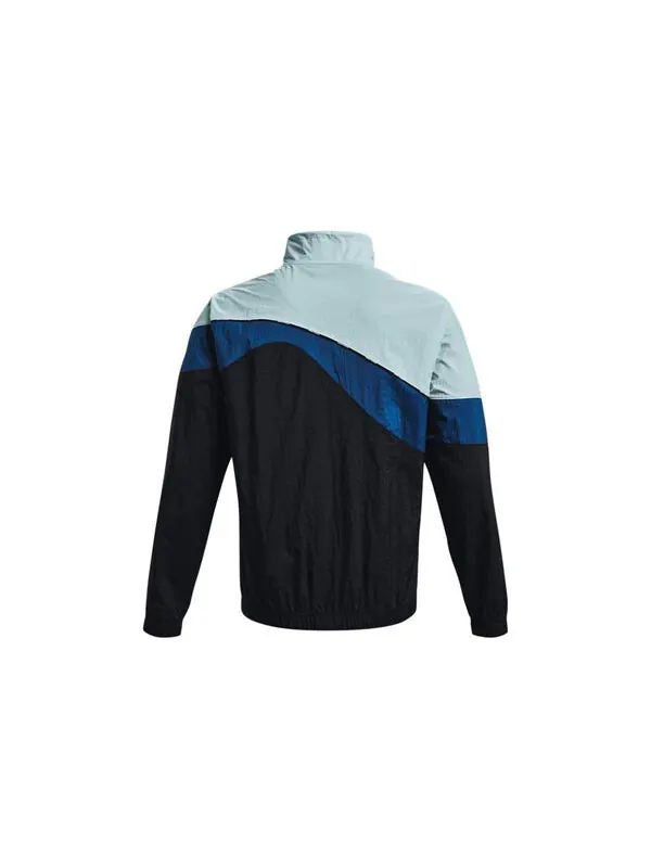 Куртка fashion woven full zip jacket 'blue multi' Under Armour — изображение 2 из 4, синий/мульти