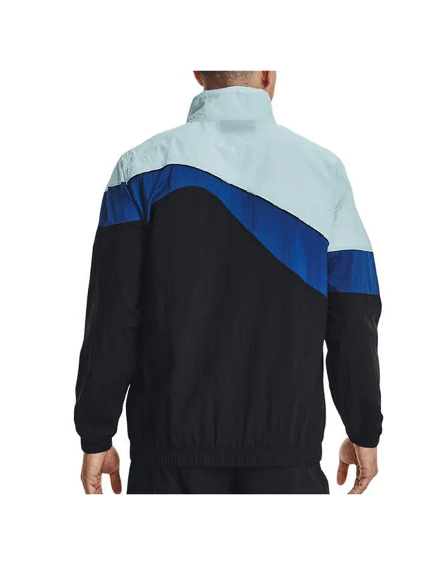 Куртка fashion woven full zip jacket 'blue multi' Under Armour — изображение 4 из 4, синий/мульти