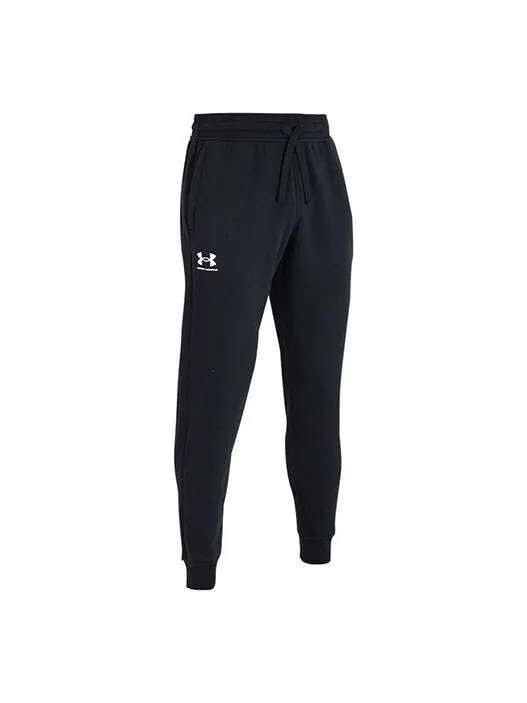 Брюки rival jogger fleece pants 'black' Under Armour — изображение 1 из 4, черный