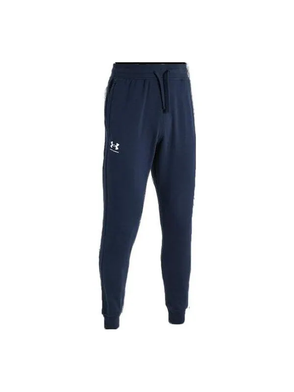 Брюки rival jogger fleece pants 'college blue' Under Armour — изображение 1 из 4, синий