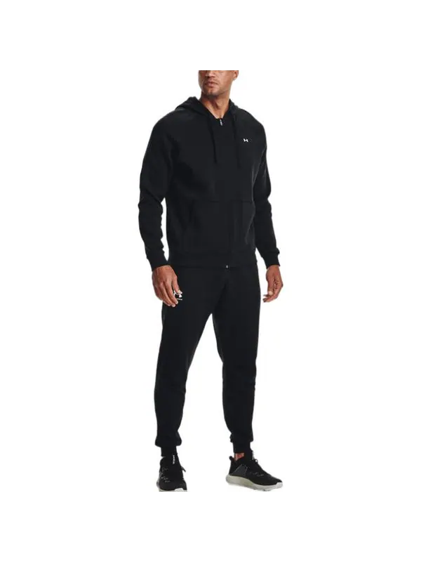 Брюки rival jogger fleece pants 'college blue' Under Armour — изображение 2 из 4, синий