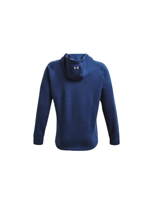 Толстовка Men's Under Armour Project Rock Charged Cotton Fleece Breathable Sports Blue — изображение 2 из 4, синий