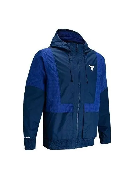 Куртка project rock storm windbreaker 'royal blue' Under Armour — изображение 1 из 2, синий