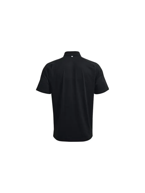 Футболка iso-chill polo shirts 'black' Under Armour — изображение 2 из 4, черный