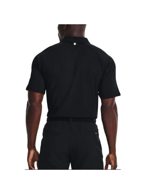 Футболка iso-chill polo shirts 'black' Under Armour — изображение 4 из 4, черный