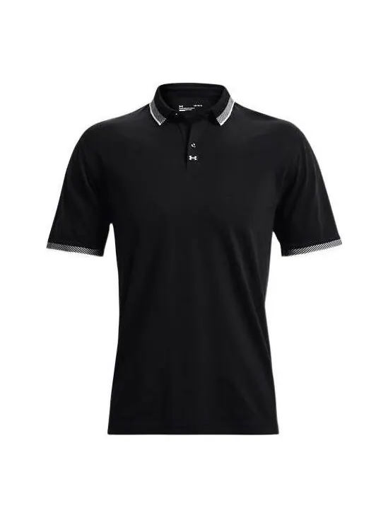 Рубашка поло ace golf polo shirt 'black' Under Armour — изображение 1 из 4, черный/белый