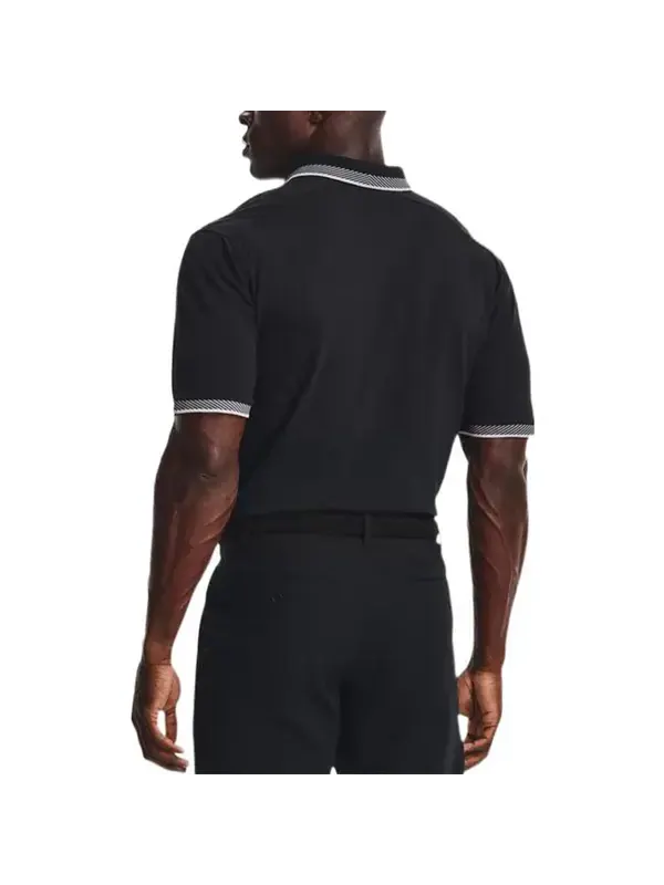 Рубашка поло ace golf polo shirt 'black' Under Armour — изображение 4 из 4, черный/белый
