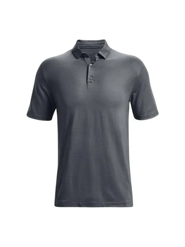 Футболка luxe polo shirts 'grey' Under Armour — изображение 1 из 4, серый