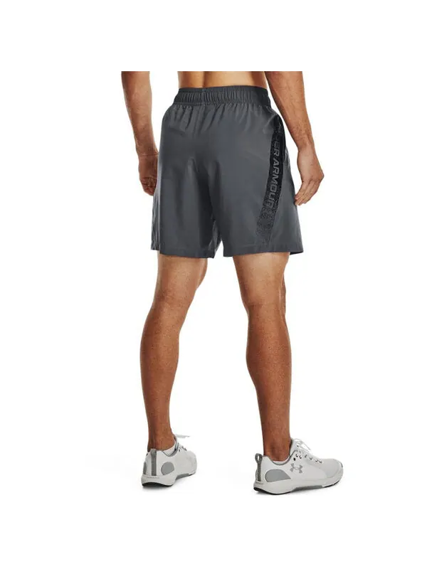 Шорты woven graphic shorts 'grey' Under Armour — изображение 4 из 4, серый