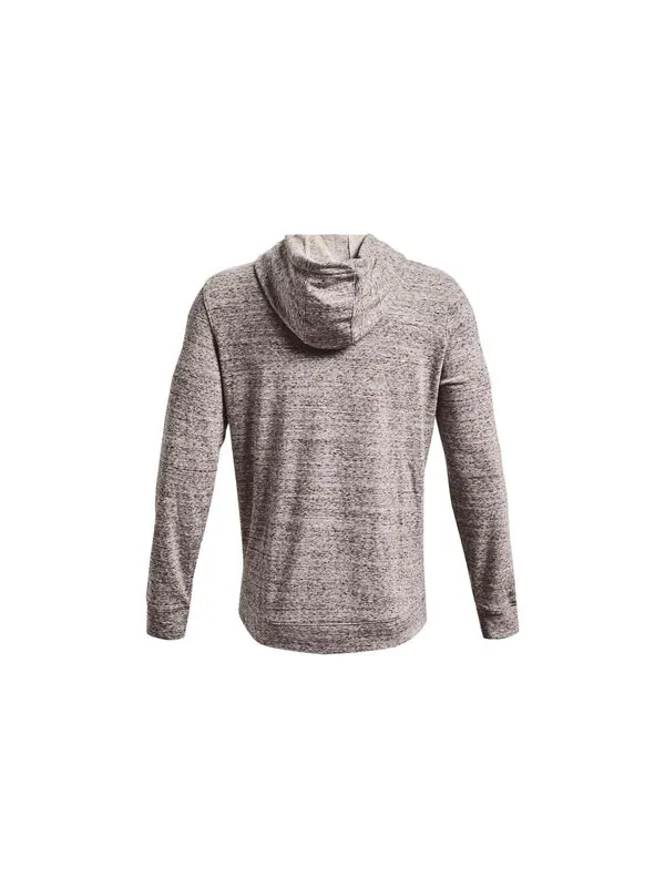 Куртка rival terry hooded jacket 'grey' Under Armour — изображение 2 из 4, серый