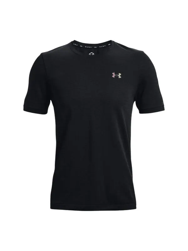 Футболка rush seamless t-shirt 'black' Under Armour — изображение 1 из 2, черный