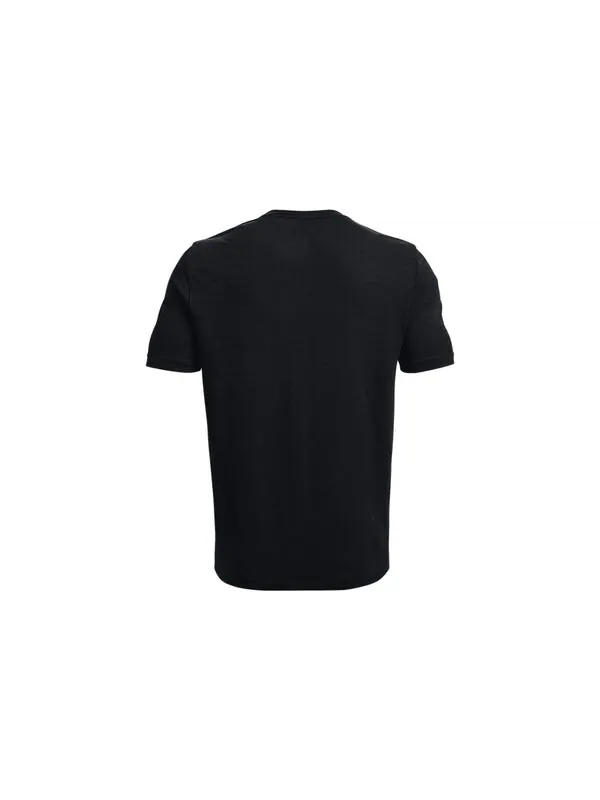 Футболка rush seamless t-shirt 'black' Under Armour — изображение 2 из 2, черный