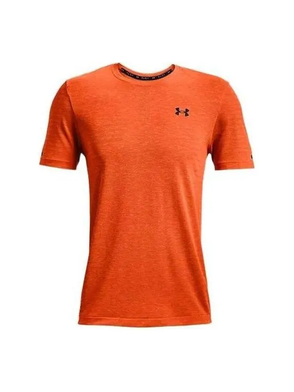 Футболка rush seamless t-shirt 'orange' Under Armour — изображение 1 из 4, оранжевый