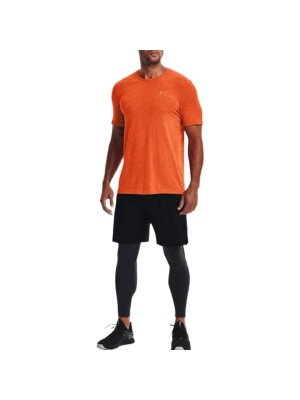 Футболка rush seamless t-shirt 'orange' Under Armour — изображение 2 из 4, оранжевый