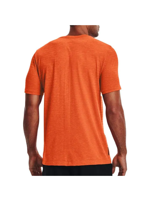 Футболка rush seamless t-shirt 'orange' Under Armour — изображение 4 из 4, оранжевый