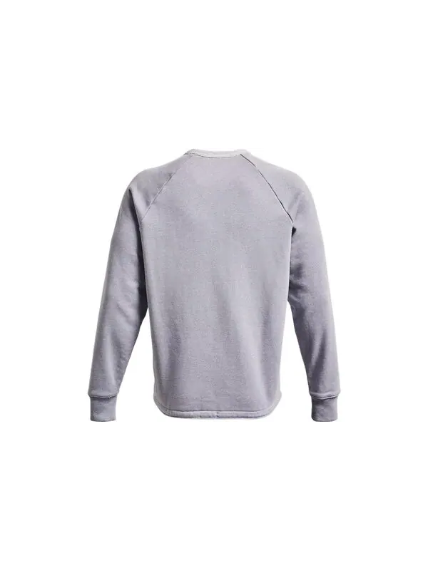 Свитер project rock heavyweight terry sweatshirt 'grey' Under Armour — изображение 2 из 2, серый
