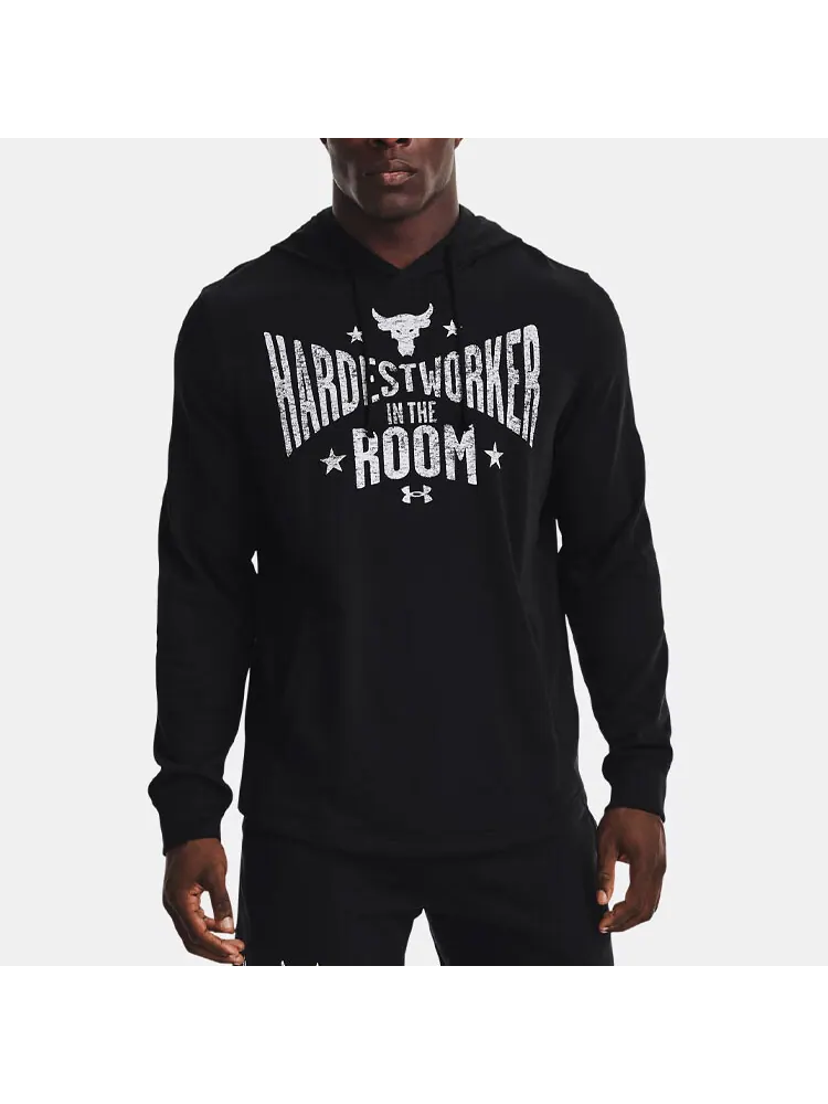 Худи Under Armour Project Rock Terry — изображение 4 из 5, черный