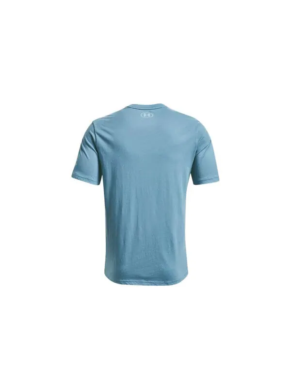 Футболка project rock iron paradise t-shirt 'light blue' Under Armour — изображение 2 из 4, светлый синий