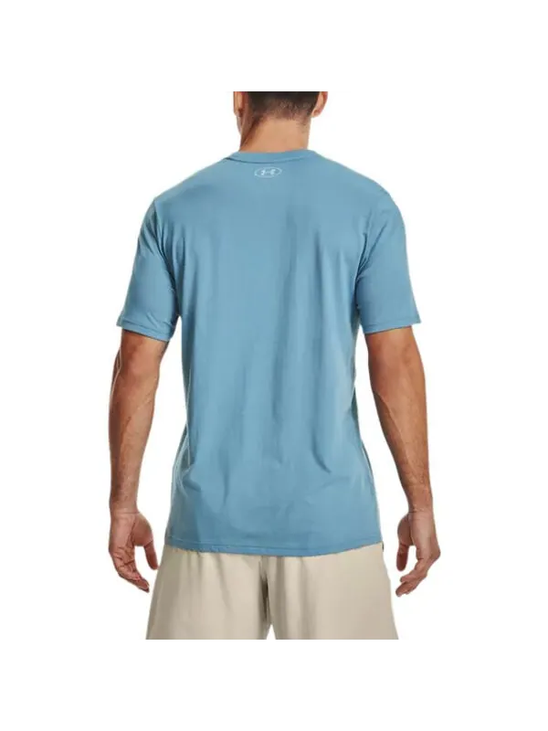 Футболка project rock iron paradise t-shirt 'light blue' Under Armour — изображение 4 из 4, светлый синий