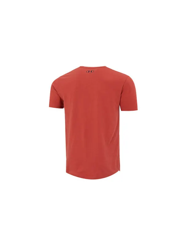 Футболка project rock outworked t-shirt 'red' Under Armour — изображение 2 из 2, красный