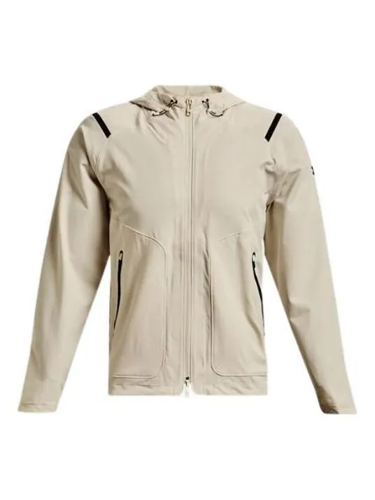 Куртка unstoppable jacket 'light tan' Under Armour — изображение 1 из 4, светлый бежевый