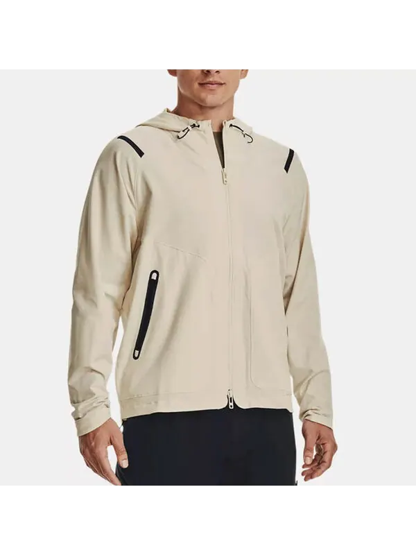Куртка unstoppable jacket 'light tan' Under Armour — изображение 4 из 4, светлый бежевый
