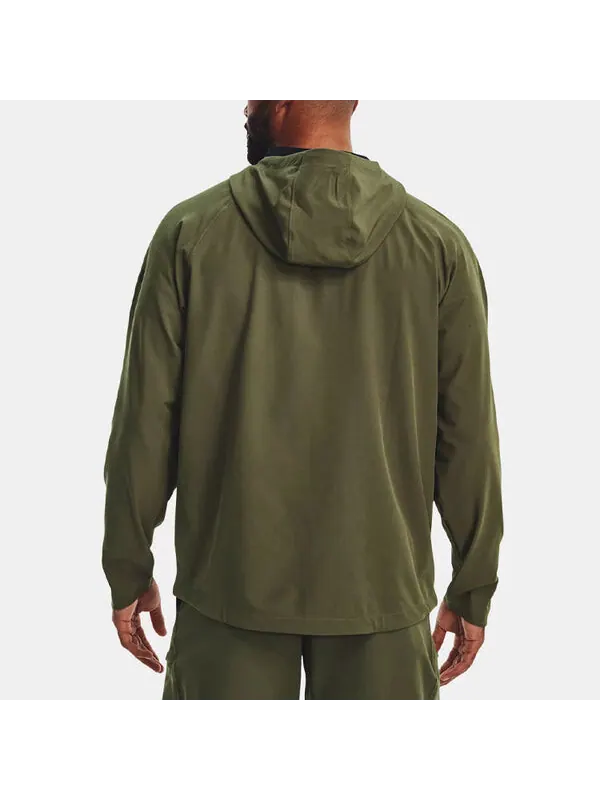 Куртка unstoppable jacket 'army green' Under Armour — изображение 4 из 4, зеленый