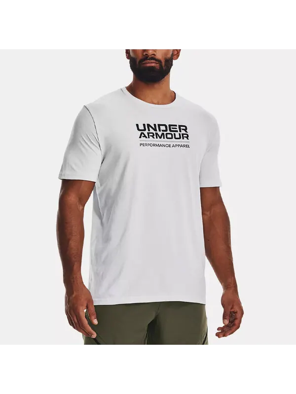 Футболка multicolor box tee 'white' Under Armour — изображение 3 из 4, белый