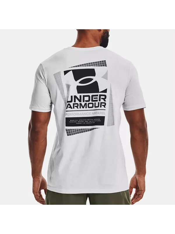 Футболка multicolor box tee 'white' Under Armour — изображение 4 из 4, белый