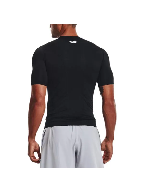 Футболка heatgear vent comp t-shirt 'black' Under Armour — изображение 4 из 4, черный