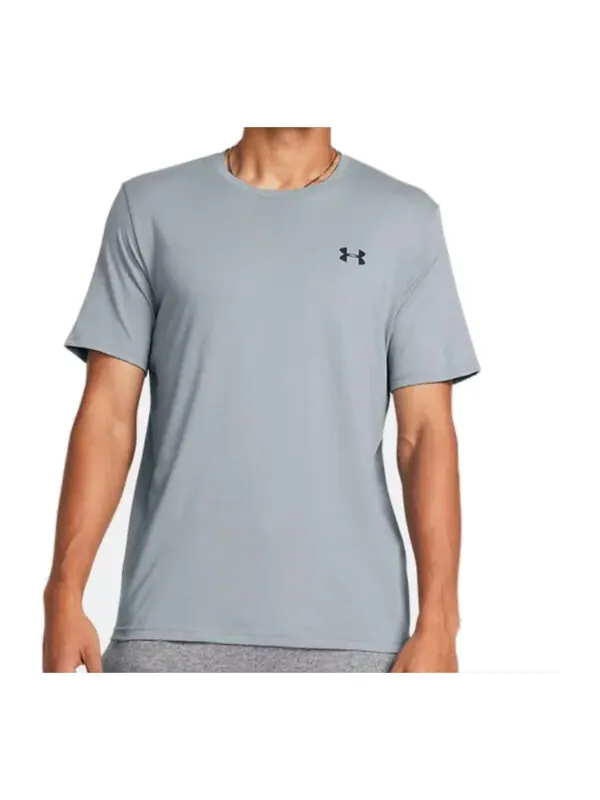 Футболка training graphics short sleeve t-shirt 'grey black' Under Armour — изображение 1 из 1, серый/черный