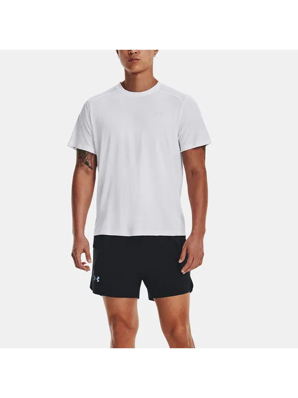 Футболка coolswitch run short sleeve t-shirt 'white' Under Armour — изображение 3 из 4, белый