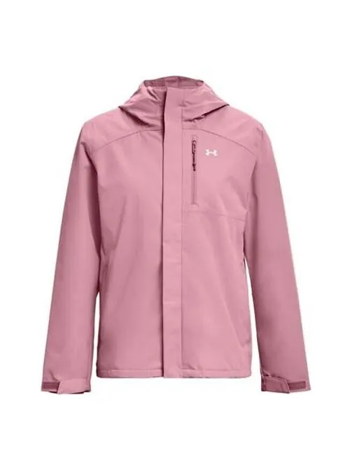 Куртка under armor autumn three-in-one woven hooded jacket 'pink' Under Armour — изображение 1 из 4, розовый