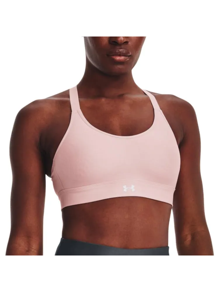 (WMNS) Спортивный бюстгальтер Under Armour Continuum Mid — изображение 3 из 4, розовый