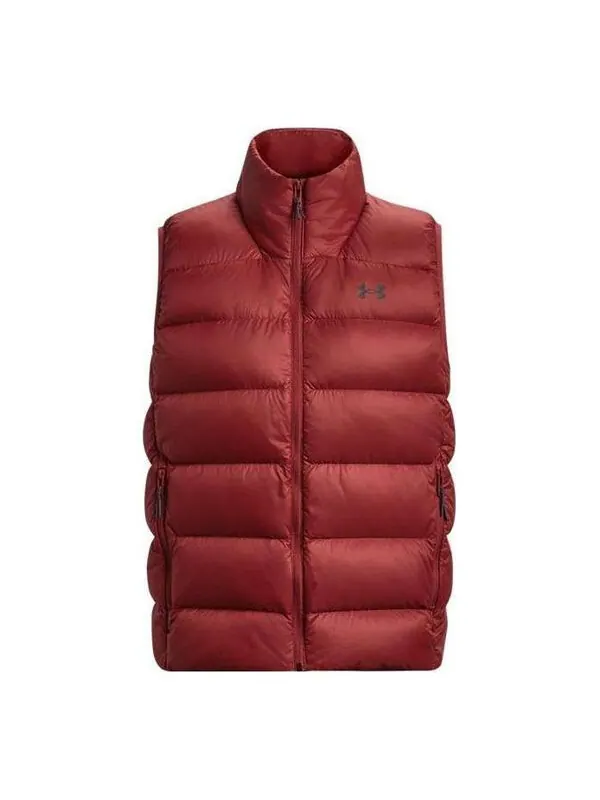 Жилет storm armour down 2.0 fleece vest 'red' Under Armour — изображение 1 из 4, красный