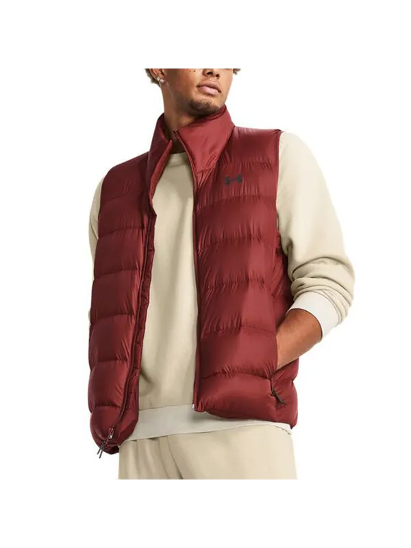 Жилет storm armour down 2.0 fleece vest 'red' Under Armour — изображение 3 из 4, красный