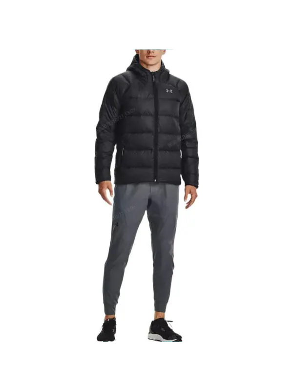 Куртка storm armour down 2.0 fleece jacket 'black' Under Armour — изображение 3 из 4, черный
