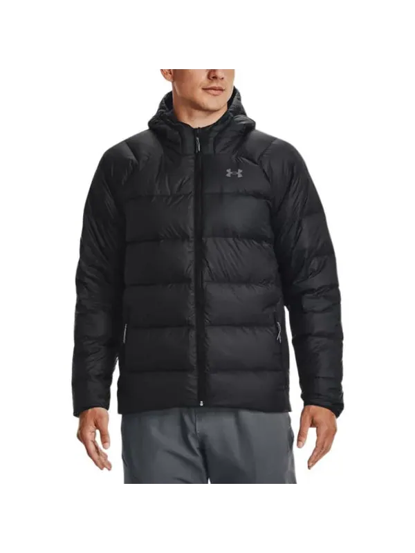 Куртка storm armour down 2.0 fleece jacket 'black' Under Armour — изображение 4 из 4, черный
